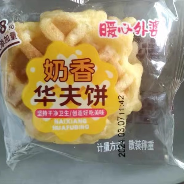 暖心外婆网格奶香华夫饼鸡蛋糕手撕面包学生宿舍早餐糕点零食夜宵