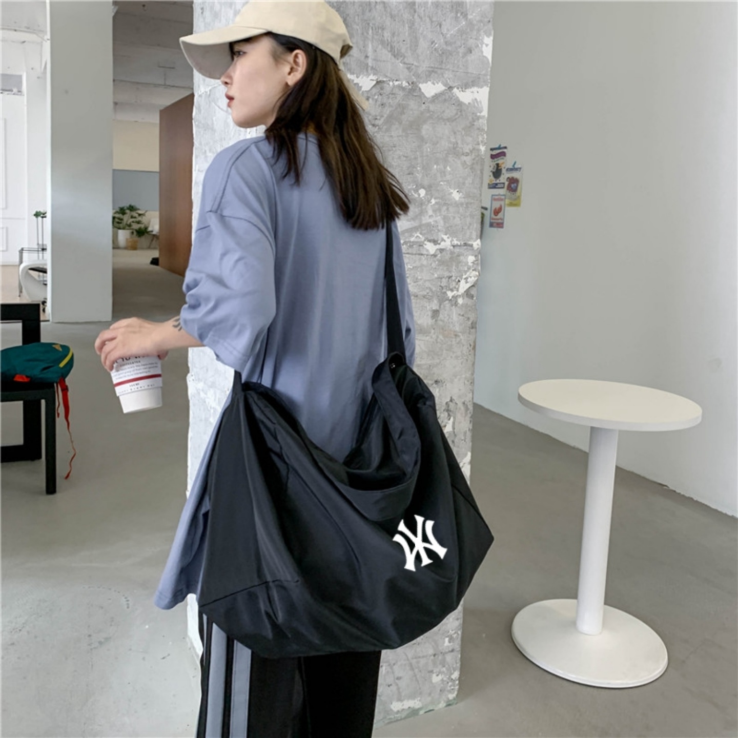 NY&NB联名新款大容量帆布包