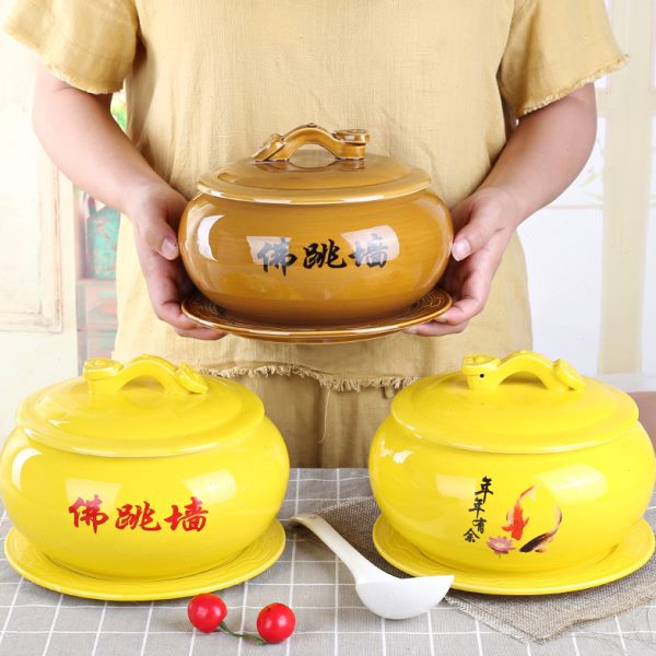 炖燕窝炖盅大号陶瓷带盖隔水炖汤盅碗炖罐家用装佛跳墙器皿耐高温