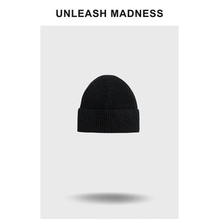 Unleash Madness 针织帽大头围时尚冷帽保暖加厚毛线帽情侣百搭