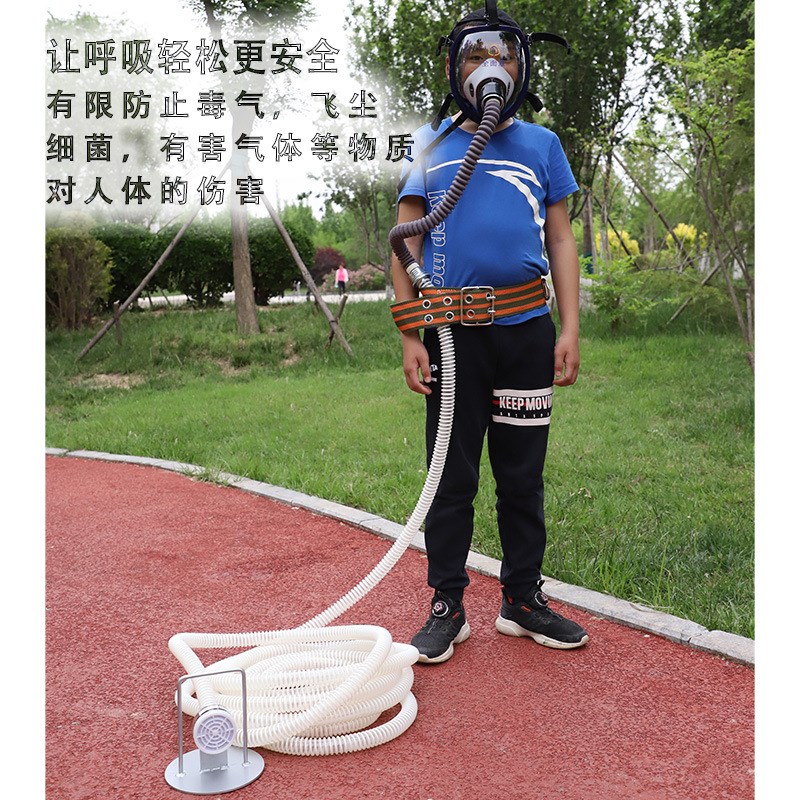 厂家代发自给式空气呼吸器滤D毒罐全面罩 自吸式长管呼吸器