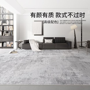 防水床边免洗可擦轻奢高级感奶油风茶几地 地毯客厅卧室20k24新款