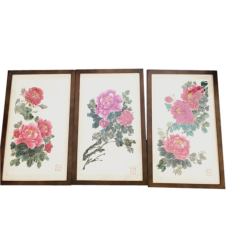 原木细长软卡扇面书法国画装裱画框 20 30 50 80 90 110 33 66 cm