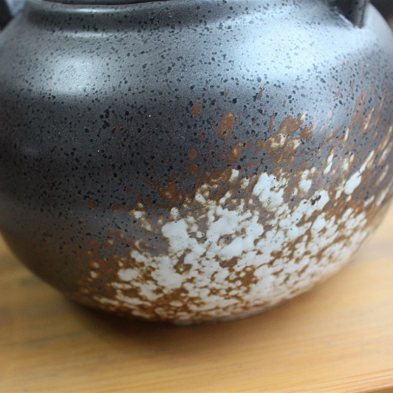陶瓷壶日式茶壶土陶水壶荞麦壶大号海鲜壶汤壶耐高温奶茶壶餐厅