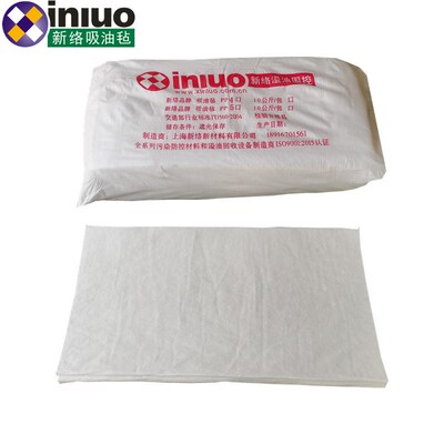 PP-3工业吸油毡 不吸水吸油毡 40片/包吸油毛毡 1X1MX5MM吸油棉片