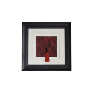 邸高家居新中式公司前台装饰品摆件高档办公室样品展示柜软装布置