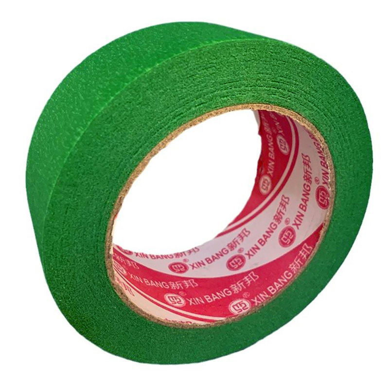 外墙专用真石漆美纹纸高粘绿色喷漆分色水包水水包砂50米分格胶带