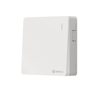 86型明装开关插座超薄家用一开单控1联墙壁明线盒带单开单联面板