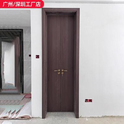 双开门小门洞房门定制卧室1米套装门室内门中式房间门小窄对开门