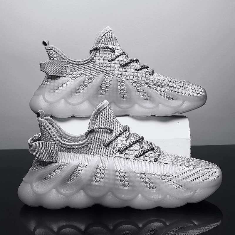 春季网面运动男鞋韩版时尚潮鞋sportshoes健身跑步鞋子