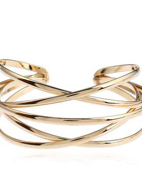 金属开口手镯个性镂空复古手环手链欧美热卖饰品