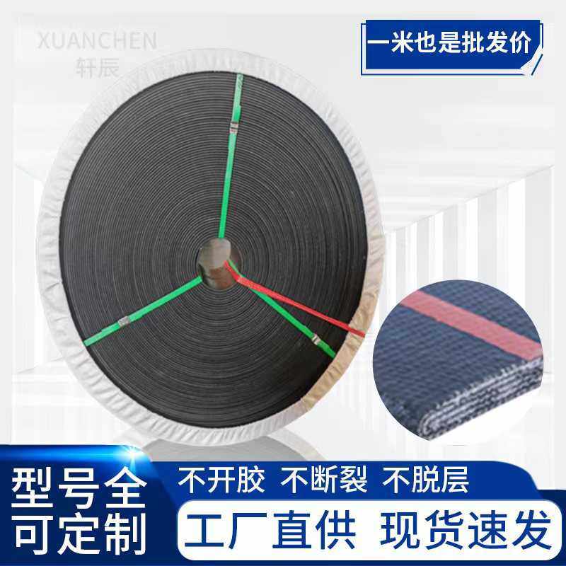 黑色平胶带 抛丸机提升带帆布平皮带粮食厂木材厂传送带厂家直销,五金/工具,传动带,淘宝优惠券,粉丝福利购,淘宝优惠卷