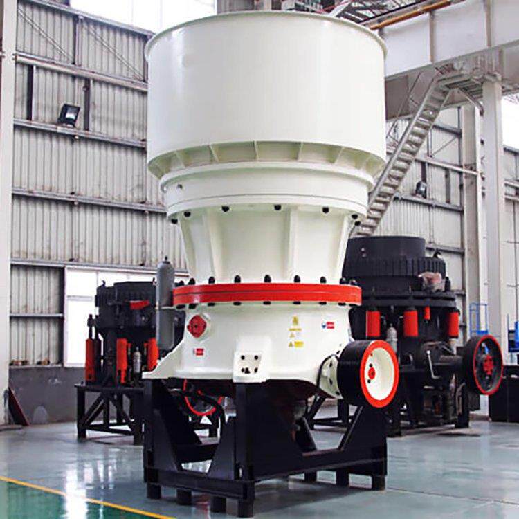 污泥块煤矸青石圆锥破碎机柴油小型移动制砂机选矿生产线破碎设备