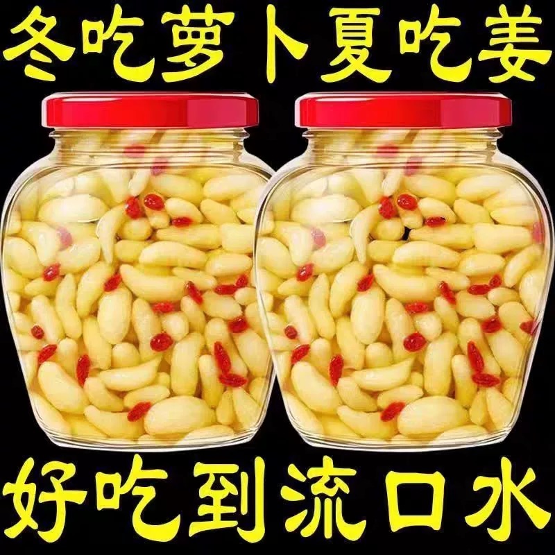 特价6袋】新鲜枸杞泡嫩鲜姜芽仔姜糖醋嫩姜芽生姜腌制即食下饭菜