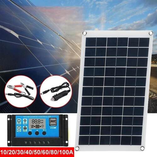 双USB半柔性太阳能板20W100W12V