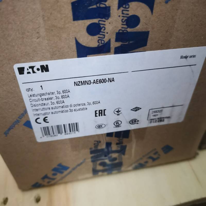 伊顿穆勒NZMN3-AE600-NA北美专用塑壳断路器UL489CS