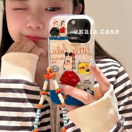 日韩遛狗女孩适用于vivo iqoo13手机壳12pro/11s/10女neo7se竞速neo6全包z9xz8x防摔z7u3xiqoo neo10/8女魔方