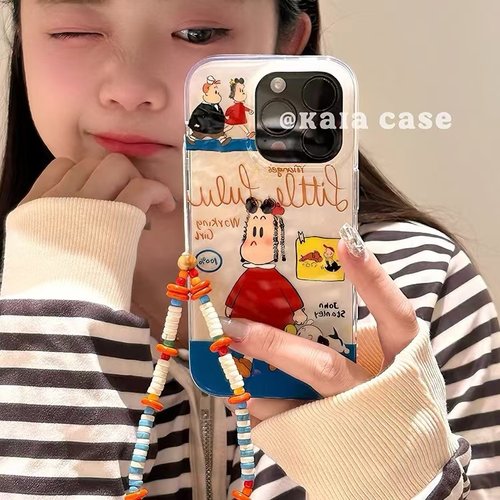 日韩遛狗女孩适用于oppofindx9手机壳findx7Ultra/x8pro/x6女款K12xk11k9pro10全包保护套FINDX8s+/x3pro魔方