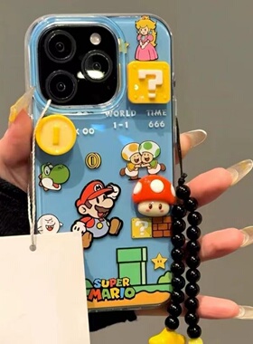 满喆马里奥适用于OPPOFindX9手机壳X8/X7Ultra/X6Reno15/13真我realme15/K12SGT8新款A6A3pro/A2M/y35大孔