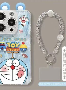 蓝色叮当猫适用于华为畅享80手机壳70/60pro50plus/30/20e麦芒A30/20pro保护套女10se新款60x全包50pro羽纱