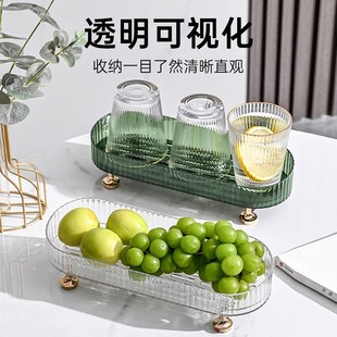 餐具盘收纳厨房碗碟沥水架筷子勺子果蔬储物盘台面晾放Z餐具置物