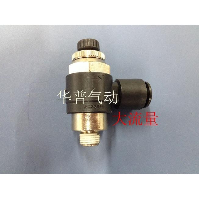 SIVK斯威SMC型大流量調速接頭AS3201F-02-06S 節(jié)流閥氣管快速接頭