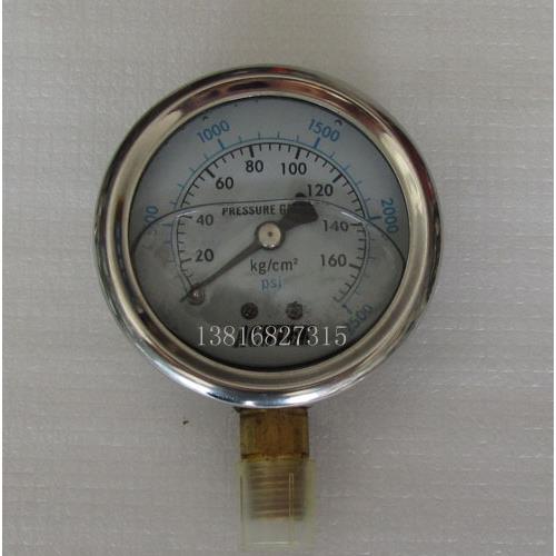 压力表 油压耐震径向压力表 YN-60  1/4