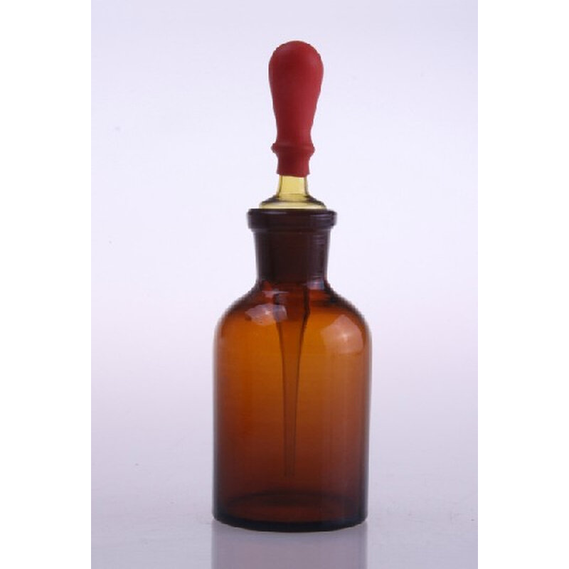 棕滴瓶 30ml 附乳胶头 化学实验室指示剂瓶 华鸥胶头滴管玻璃滴