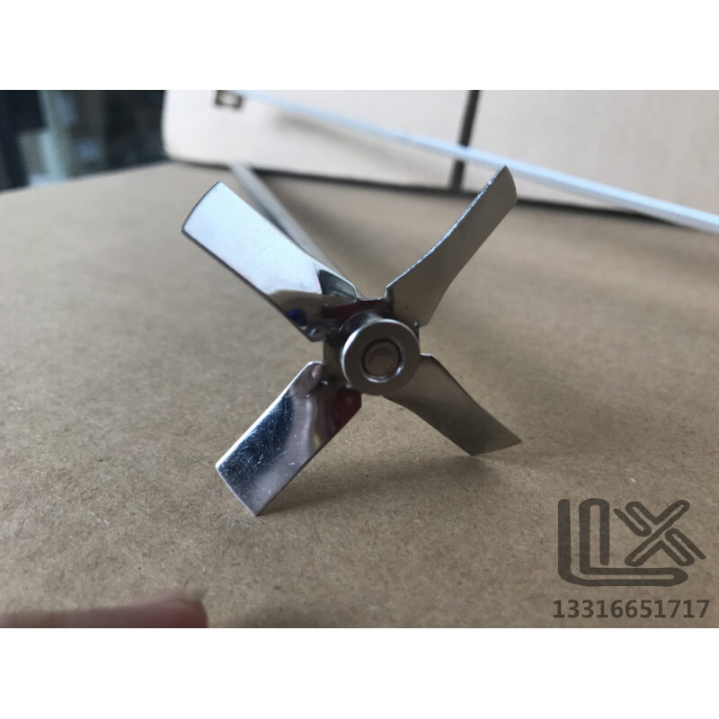 。十字形 四叶片不锈钢搅拌棒搅拌杆搅拌桨分散杆组合款30 40 50c
