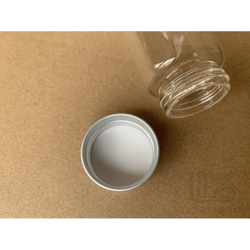 。90ml 透明 样品瓶 玻璃瓶子 精油瓶 铝盖螺纹 37*120mm