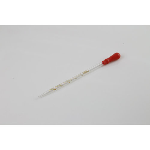 。10ml玻璃刻度滴管 蓝吸球 红皮头 20cm长 0.5ml1ml2ml3ml5ml10m