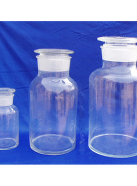 。白大口 20000ML白色大口试剂瓶 盐城华鸥20L广口瓶玻璃磨口瓶