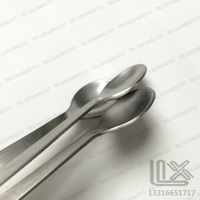 。15cm长 加厚 不锈钢药勺 药匙 取样勺 双头 一勺一铲 STAINLESS