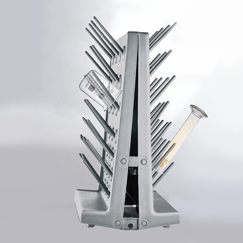 。实验室pp滴水架/单面可调滴水架 滴水架 试剂架 27-56支棒