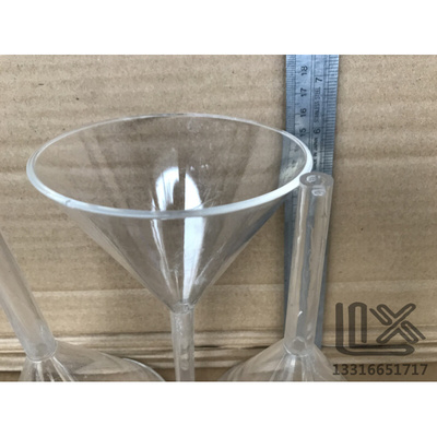 。100mm polystyrene plastic funnel Triangular funnel