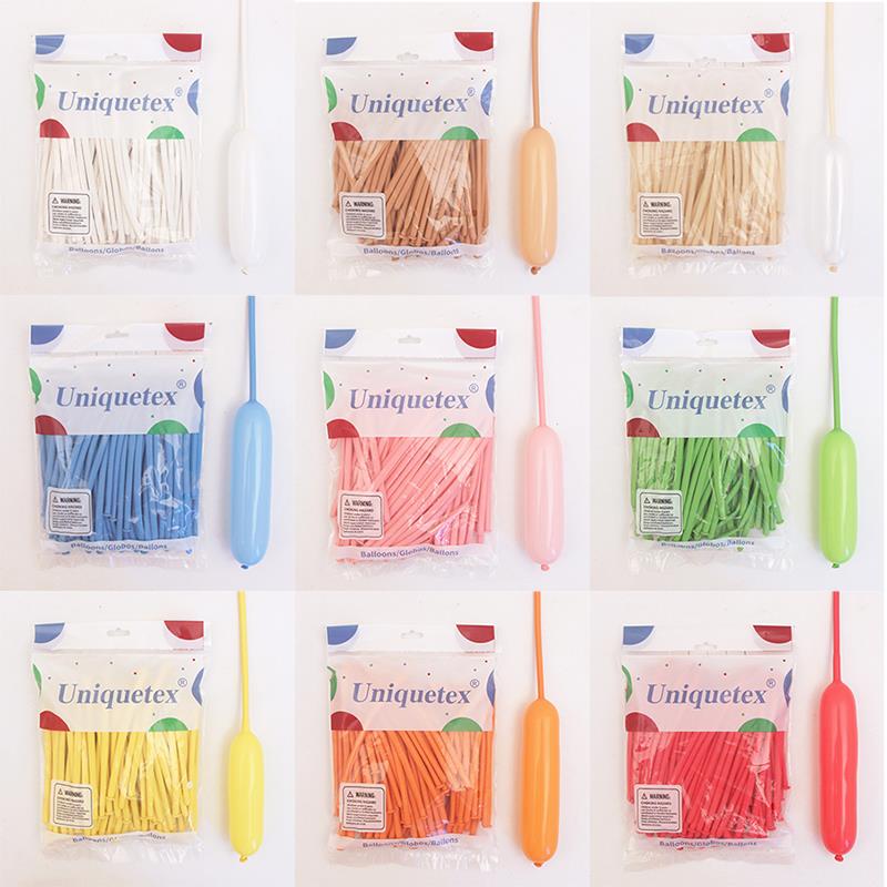 加厚260魔术气球长条造型儿童卡通玩具汽球多色街卖花束编制50个