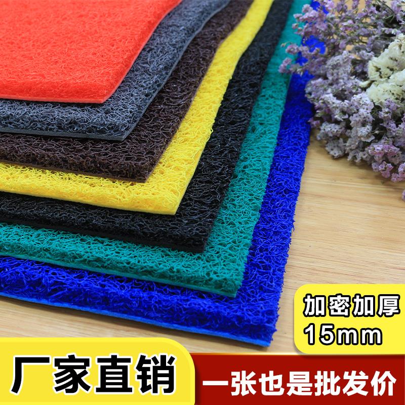 3G PVC塑料丝圈防水地毯室外户外防滑商用大面积门垫门口迎宾地垫