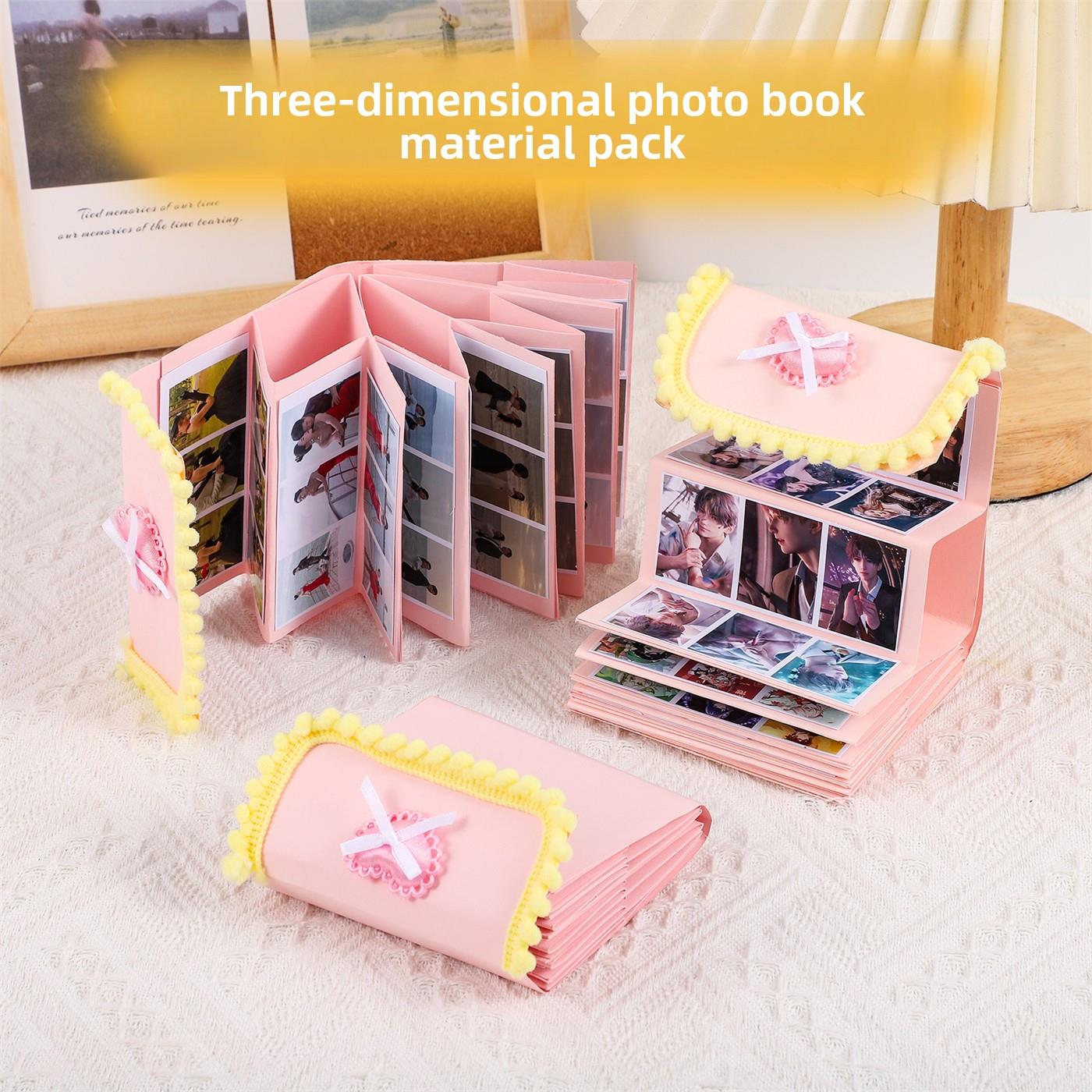 立体书风琴书折叠相册本情侣规模生日礼物纪念册手工diy材料包