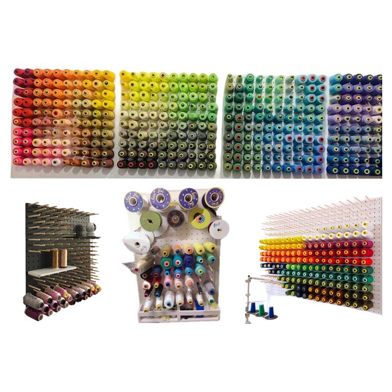 线架缝纫线架洞洞板花架花店木质线圈挂墙丝带架玉线架墙挂置物架