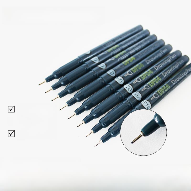台湾狮子Dp54黑针笔手绘漫画描画笔针笔绘图设计钩笔