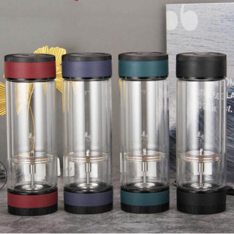 大容量茶水分离双层玻璃杯高档防烫自由旋转泡茶师杯便捷式茶杯,餐饮具,玻璃杯,淘宝优惠券,粉丝福利购,淘宝优惠卷