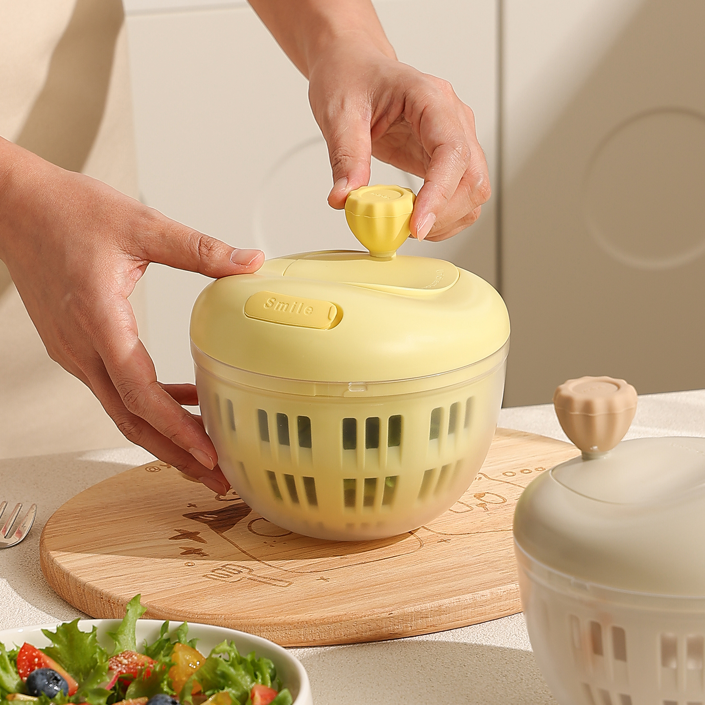 甜欧尼多功能沥水篮厨房家用