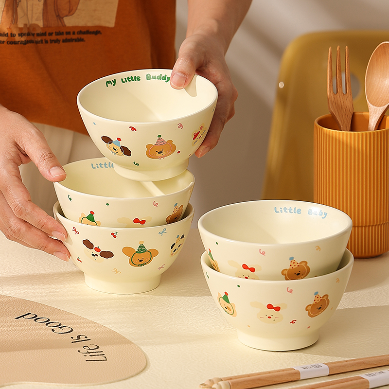 好看漂亮吃饭的碗陶瓷小碗in风