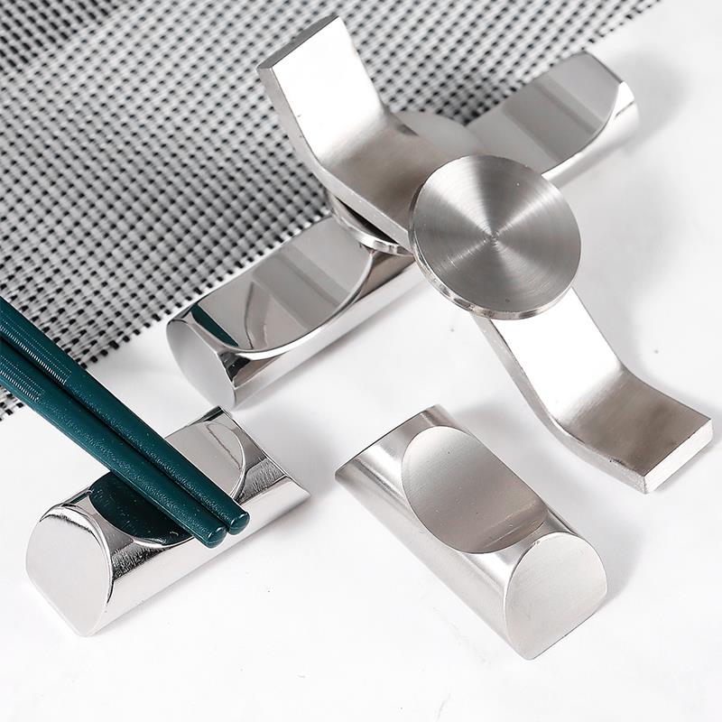 不锈钢304筷子托家用酒店餐厅桌面筷子汤勺勺子支架创意筷条底座