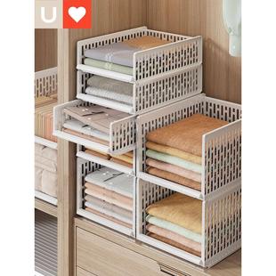 衣柜储物层状神器抽屉式隔板储衣架宿舍储物箱储物篮