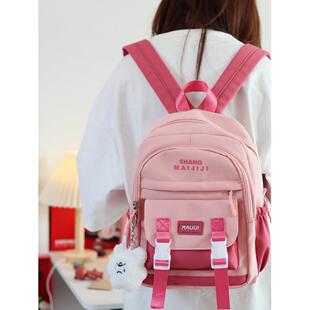 女童春游外出轻便小书包学生儿童出游小背包女2024新款双肩包小号