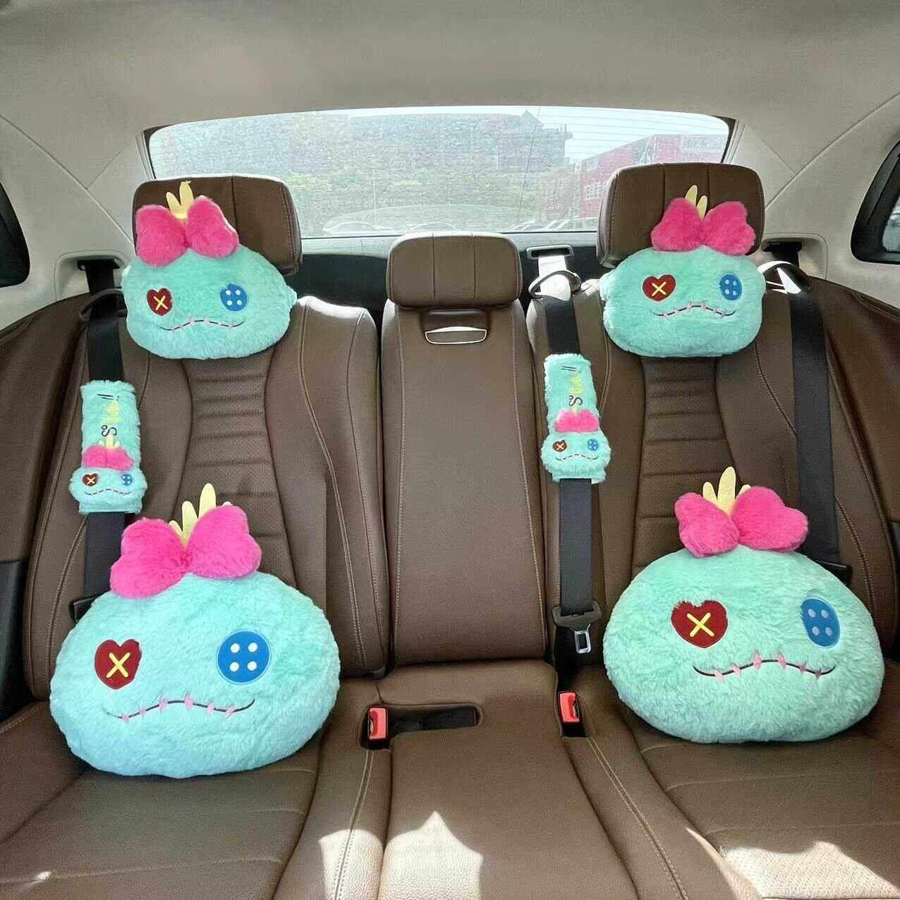 卡通可爱小金四季通用汽车头枕颈枕腰靠护肩带车载纸巾抽车饰用品,汽车用品/电子/清洗/改装,头枕,淘宝优惠券,粉丝福利购,淘宝优惠卷