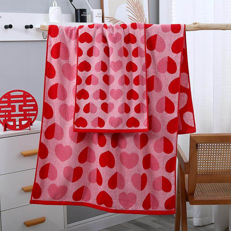 结婚红色毛巾浴巾纯棉喜字四件套礼盒装陪嫁备婚新婚礼物婚庆用品,节庆用品/礼品,陪嫁用品套装,淘宝优惠券,粉丝福利购,淘宝优惠卷