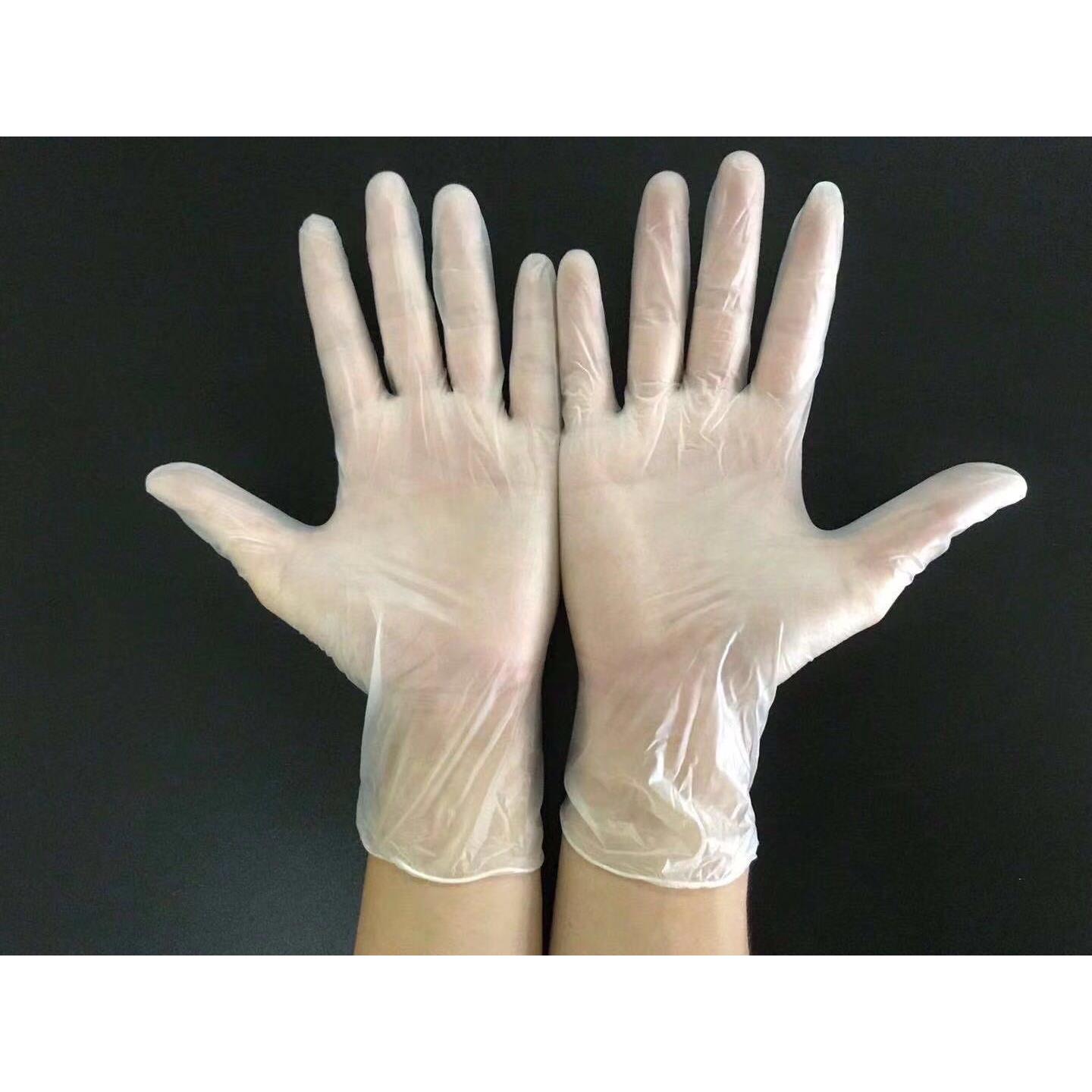 一次性手套PVC透明零接触防护手套/家用手套/工业手套胶手套