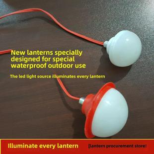 LED防水暖光红光串联灯管灯笼灯电池灯遥控灯电子灯太阳能灯户外